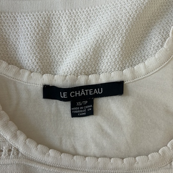 Le Chateau Crocheted Fit and Flare Dress - sz XS - Picture 5 of 6